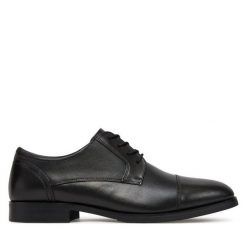 Półbuty Aldo. Czarne buty wizytowe męskie Aldo, bez zapięcia. Za 379.99 zł.