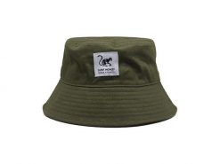 Kapelusz - 100% Bawełna / Dorośli / Bez sznurka (Oliwkowy Zielony). Zielone kapelusze damskie SURF MONKEY, bez wzorów, z bawełny. Za 159.95 zł.
