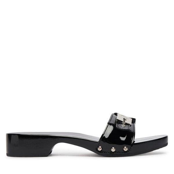 Klapki Scholl. Czarne klapki damskie Scholl, bez wzorów, bez obcasa. Za 759.99 zł.