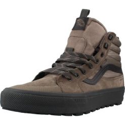 Buty VANS VN000Y629JC1 SK8 HI Brązowy. Brązowe buty fitness męskie Vans, ze skóry, bez zapięcia, na fitness i siłownię. Za 565.99 zł.