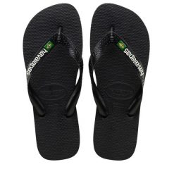 Klapki Havaianas Model 4110850 Kolor Czarny. Czarne klapki i japonki męskie Havaianas, z gumy. Za 72.00 zł.