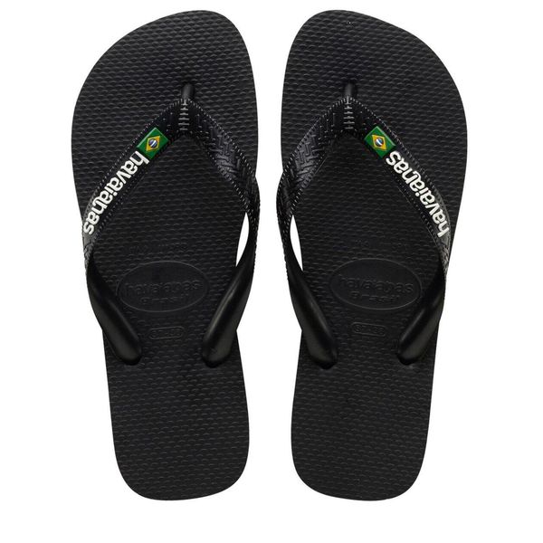 Klapki Havaianas Model 4110850 Kolor Czarny. Czarne klapki i japonki męskie Havaianas, z gumy. Za 72.00 zł.