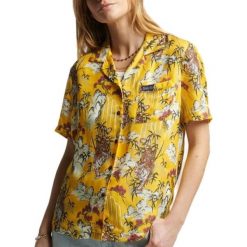 Koszula turystyczna damska SuperDry Vintage Resort. Niebieskie koszule damskie Superdry., s, bez wzorów, z wiskozy, casualowe, bez kołnierzyka, bez ramiączek. Za 123.00 zł.