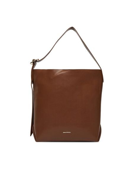 Gino Rossi Torebka C-ANA-RX8786 Brązowy. Brązowe torebki klasyczne damskie Gino Rossi, bez wzorów, z materiału, bez dodatków. Za 279.99 zł.