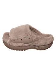 Crocs Kapcie "Classic Unfurgettable" w kolorze beżowym rozmiar: 38/39. Brązowe kapcie damskie Crocs, z materiału. Za 184.95 zł.