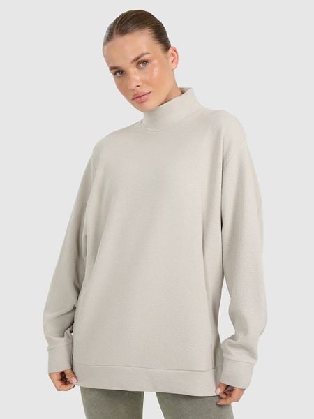 4F Bluza w kolorze beżowym rozmiar: S. Brązowe bluzy bez kaptura damskie 4f, s. Za 109.95 zł.