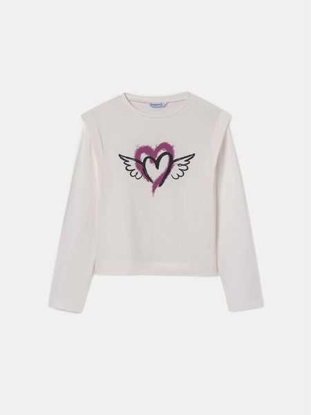 Mayoral Bluzka 7012 Écru Regular Fit. T-shirty chłopięce Mayoral, bez wzorów, z bawełny, bez ramiączek. Za 49.99 zł.