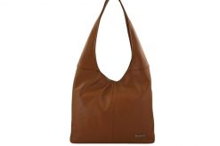Worek skórzany BARBERINI'S j. brązowy 994-12. Brązowe shopper bag damskie Barberinis, bez wzorów, ze skóry, duże, bez dodatków. Za 259.99 zł.
