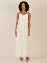 APART Kombinezon w kolorze kremowym rozmiar: 44. Brązowe kombinezony damskie Apart, bez wzorów, bez kołnierzyka, bez ramiączek. Za 282.99 zł.