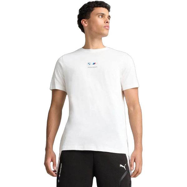 Męskie T-shirt Puma Bmw Car Graphic Tee 2. Białe t-shirty męskie Puma, m, bez wzorów, z bawełny, bez kołnierzyka. Za 290.00 zł.