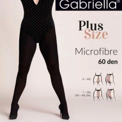 Rajstopy Gabriella Microfibre 60 den plus size grafit. Szare rajstopy i pończochy Gabriella. Za 34.90 zł.