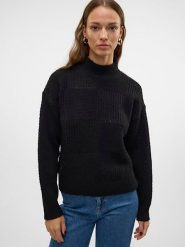 Vero Moda Sweter w kolorze czarnym rozmiar: XS. Czarne golfy damskie Vero Moda, xs, bez wzorów, bez ramiączek. Za 103.45 zł.