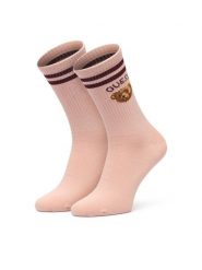 Guess Skarpety długie V6BZ16 Z1768 Różowy. Czerwone skarpetki damskie Guess, z aplikacjami, z bawełny. Za 64.99 zł.