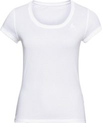 T-shirt sport Odlo Active F-Dry Light ECO manches courtes. Białe bielizna termoaktywna damska Odlo, s, bez wzorów, z materiału. Za 199.99 zł.
