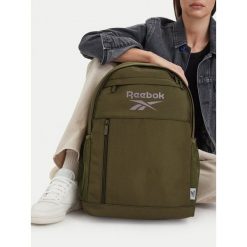 Plecak Reebok. Zielone plecaki damskie Reebok, bez wzorów. Za 99.99 zł.