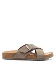 DeeZee Klapki WS280601-02 Szary. Szare klapki damskie DeeZee, bez wzorów, z syntetyku, bez obcasa. Za 119.99 zł.