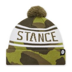Czapka Stance. Zielone czapki męskie Stance, na zimę, bez wzorów. Za 119.99 zł.