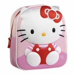 Plecak szkolny Hello Kitty Różowy. Czerwone plecaki damskie hello kitty, bez wzorów. Za 127.50 zł.
