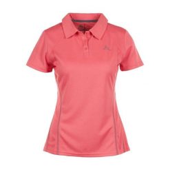 Damska koszulka polo Peak Mountain. Brązowe bluzki damskie Peak Mountain, bez wzorów, bez kołnierzyka, bez ramiączek. W wyprzedaży za 143.00 zł.