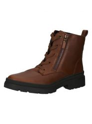 Ara Shoes Skórzane botki w kolorze brązowym rozmiar: 38,5. Brązowe botki damskie Ara Shoes, z materiału, bez obcasa, bez zapięcia. Za 230.53 zł.
