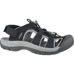 Buty trekkingowe męskie Keen Rapids H2. Czarne buty trekkingowe męskie Keen, na lato, z materiału, bez zapięcia, trekkingowe. Za 399.99 zł.
