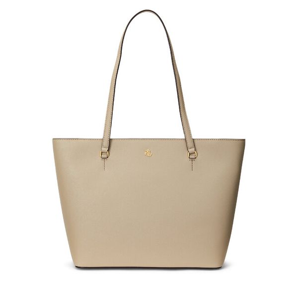 Torebka LAUREN RALPH LAUREN. Brązowe torebki klasyczne damskie Lauren Ralph Lauren, bez wzorów, bez dodatków. Za 875.99 zł.