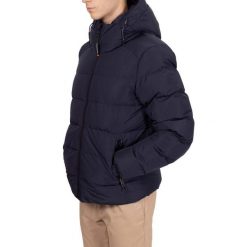 Kurtka z kapturem Superdry Sports. Niebieskie kurtki męskie Superdry., m, bez wzorów, z puchu, sportowe, z kapturem. W wyprzedaży za 471.50 zł.