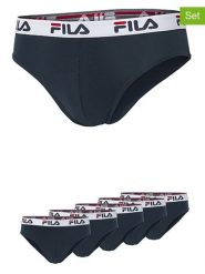 Fila Slipy (5 par) w kolorze granatowym rozmiar: XXL. Niebieskie slipki męskie Fila, bez wzorów. Za 100.99 zł.