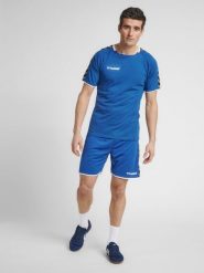Koszulka Hummel Training hmlAUTHENTIC. Niebieskie t-shirty sportowe męskie HUMMEL, m, z bawełny, bez ramiączek, do piłki nożnej. Za 148.95 zł.