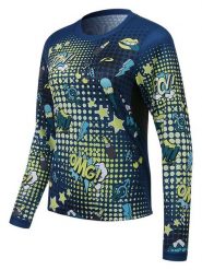 Protective Koszulka kolarska "Bang" w kolorze zielono-niebieskim rozmiar: 48. Niebieskie bluzki sportowe damskie Protective, bez wzorów, z materiału, bez ramiączek. Za 100.99 zł.