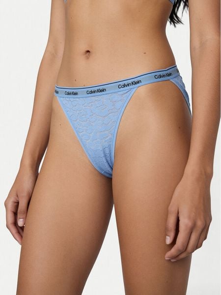 Calvin Klein Underwear Figi klasyczne LV00QD5213 Niebieski. Niebieskie figi damskie Calvin Klein Underwear, xs, bez wzorów, z syntetyku. Za 79.99 zł.