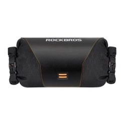 Torebka na kierownicę rowerową Rockbros 30990009001 tuba, zwijana. Czarne torebki klasyczne damskie ROCKBROS, bez wzorów, bez dodatków. Za 139.00 zł.