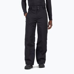 Spodnie narciarskie męskie Rossignol Strawpile Insulated Pant Black - XL. Czarne spodnie materiałowe męskie Rossignol, bez wzorów, sportowe. Za 659.00 zł.