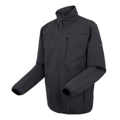 Kurtka wodoodporna Regatta Romain. Czarne kurtki męskie Regatta, m, bez wzorów, z softshellu, sportowe, bez kaptura. Za 272.30 zł.