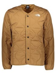 The North Face Kurtka pikowana "Ampato" w kolorze jasnobrązowym rozmiar: M. Brązowe kurtki męskie The North Face, m, bez wzorów, bez kaptura. Za 420.68 zł.