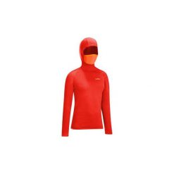 Koszulka termoaktywna na narty FRESHWARM NECK damska. Czerwone bielizna termoaktywna damska WED'ZE, s, bez wzorów, z elastanu. W wyprzedaży za 44.99 zł.