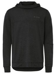 Bluza męska Qimsa Hoody. Czarne bluzy sportowe męskie Vaude, bez wzorów, z materiału, bez kołnierzyka, bez ramiączek. Za 392.60 zł.