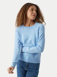 Vero Moda Sweter Doffy 10201022 Niebieski jasny Regular Fit. Niebieskie swetry klasyczne damskie Vero Moda, m, z syntetyku, bez kołnierzyka. Za 119.99 zł.