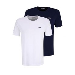 Koszulka sportowa męska Fila Brod Tee 2-pak. Białe t-shirty sportowe męskie Fila, l, z bawełny, bez ramiączek. Za 99.00 zł.