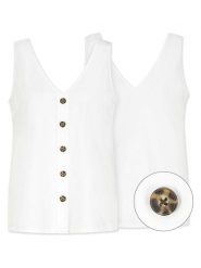 Eight2Nine Top w kolorze białym rozmiar: L. Białe topy damskie Eight2Nine, l, bez wzorów, bez kołnierzyka. Za 82.99 zł.