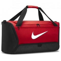Torba Nike Brasilia 9,5 Training Duffel M. Czarne torebki klasyczne damskie Nike, bez wzorów, bez dodatków. Za 165.99 zł.