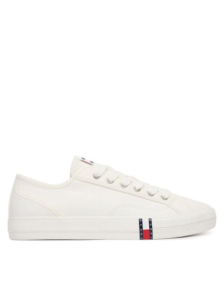 Tommy Jeans Tenisówki Archive Y2K EN0EN02956 Biały. Białe trampki i tenisówki damskie Tommy Jeans, bez wzorów, z jeansu. Za 201.99 zł.