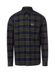 Fred Perry koszula flanelowa Mężczyźni Regular Fit Bawełna (100%) niebieski, M. Niebieskie koszule męskie Fred Perry, m, bez wzorów, z bawełny, bez kołnierzyka, bez ramiączek. Za 749.95 zł.