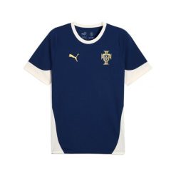 Treningowa koszulka Portugalii 2025/26. Niebieskie t-shirty sportowe męskie Puma, bez ramiączek, do piłki nożnej. Za 251.00 zł.