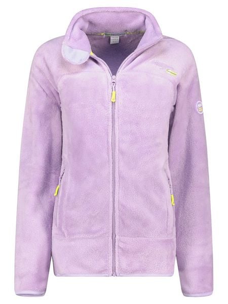 Geographical Norway Kurtka polarowa "Upaline" w kolorze lawendowym rozmiar: M. Różowe kurtki damskie Geographical Norway, m, bez wzorów, z polaru, bez kaptura. Za 135.17 zł.