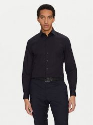Calvin Klein Koszula K10K109509 Granatowy Slim Fit. Niebieskie koszule męskie CALVIN KLEIN, m, bez wzorów, z bawełny, bez kołnierzyka, bez ramiączek. Za 219.99 zł.