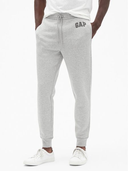 Gap Spodnie dresowe 500382-05 Szary Regular Fit. Szare spodnie dresowe męskie GAP, bez wzorów, z bawełny. Za 139.99 zł.