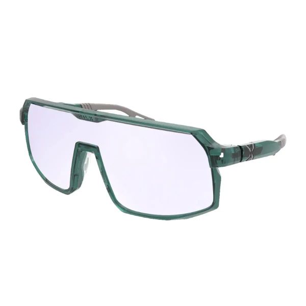 Okulary przeciwsłoneczne Hilx Kinetik Inferno. Zielone okulary przeciwsłoneczne damskie HILX, z mikrofibry. Za 701.00 zł.