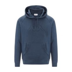 Bluza z kapturem Kappa Zaiver. Niebieskie bluzy sportowe męskie Kappa, m. Za 238.70 zł.
