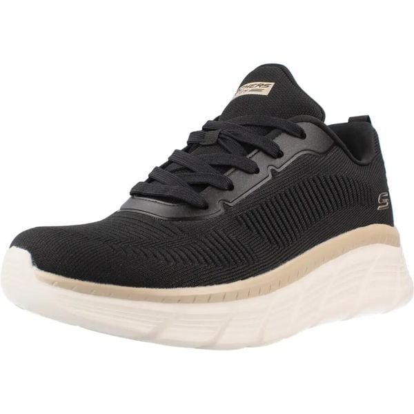 Buty SKECHERS BOBS B FLEX HI FLYING HI Czarny. Czarne obuwie trekkingowe damskie Skechers, na fitness i siłownię. Za 282.99 zł.
